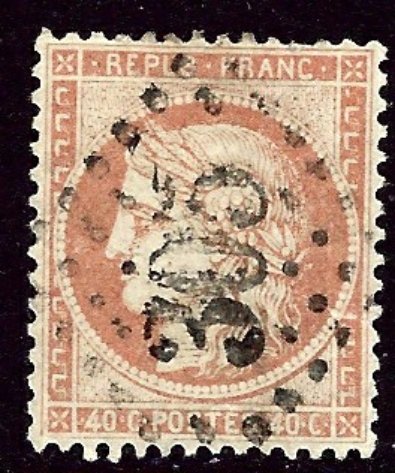 France 59 Used 1870 issue    (ap3366)