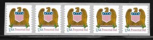 Scott #3271 (10c) Eagle & Shield Coil PNC/5 #11111 VF MNH - DCV=$3.00