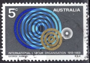 Australia 1969; Sc. # 461; Used Cpl. Set