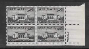 #C34 MNH Plate Block