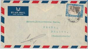 64472  - ADEN - POSTAL HISTORY - AIRMAIL COVER to CZECHOSLOVAKIA !!  1960