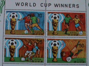 ​KOREA- SC#1967a  WORLD CUP SOCCER WINNER-ARGENTINA'78 CTO-VF FANCY CANCEL