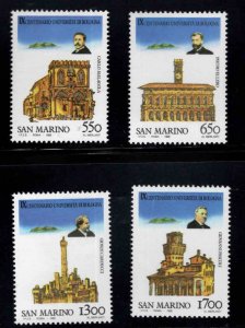 San Marino Scott 1153-1156 Bologna University stamp set MNH**