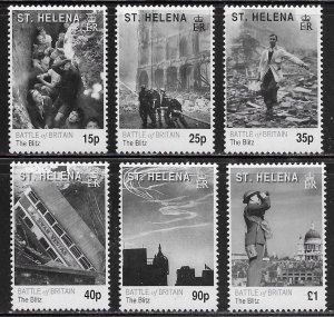 St Helena Scott #'s 999 - 1004 MNH