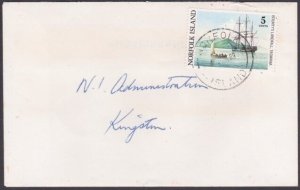 NORFOLK IS 1989 local 5c rate cover - ......................................x200