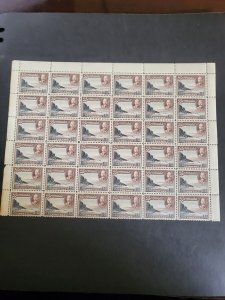 Stamps Bermuda Scott #107 never hinged blk