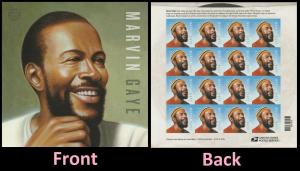 US 5371 Music Icons Marvin Gaye forever sheet (16 stamps) MNH 2019 