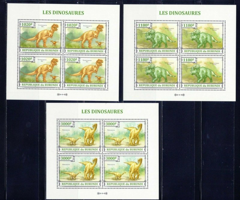 BURUNDI - 2013 Dinosaurs   M2500