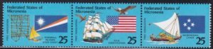 US 124-26 Trust Territories Micronesia NH VF Micronesia/Marshall's/U.S