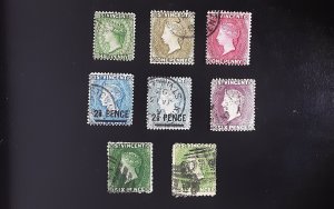 St Vincent set de 8 timbres used