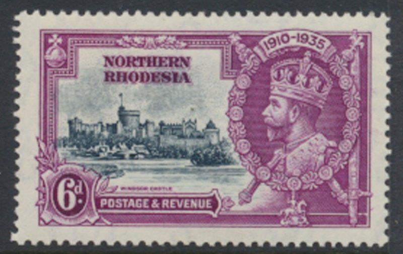 Northern Rhodesia  SG 21   Silver Jubilee SC# 21 MH  see detail and scans