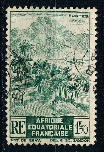 French Equatorial Africa #174 Single Used