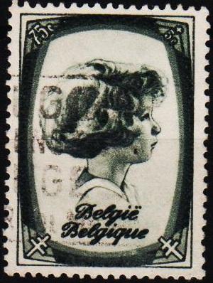 Belgium. 1938 75c+5c  S.G.834 Fine Used