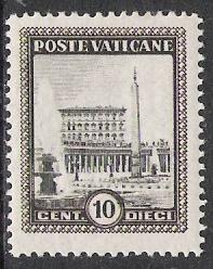 Vatican City #20 Palace & Obelisk MNH