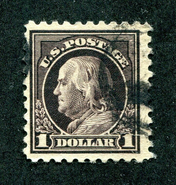 x0621] - US Sc# 478 Used. $1 Franklin. Nice Centering