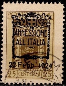 Fiume.; 1924: Sc. #200 Used Single Stamp​