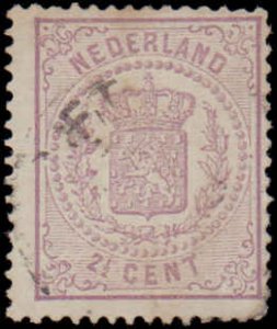 Netherlands #3, Complete Set, 1852, Used