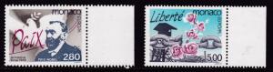 Monaco  1995  EUROPA Peace & Liberty  VF/NH(**)