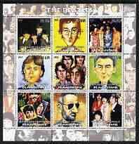 MAURITANIA - 2003 - The Beatles - Perf 9v Sheet - MNH - Private Issue