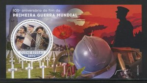 GUINEA BISSAU 2023 105th ANNIVERSARY SINCE THE END OF WORLD WAR I S/S MINT NH