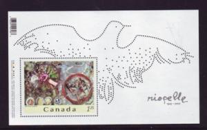 Canada Sc  2003 2003 Riopelle Painting stamp sheet mint NH