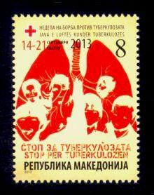 Macedonia Sc# RA165 MNH Campaign Against TB (Postal Tax)