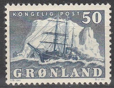 Greenland #35 F-VF Unused CV $52.50 (S2479)