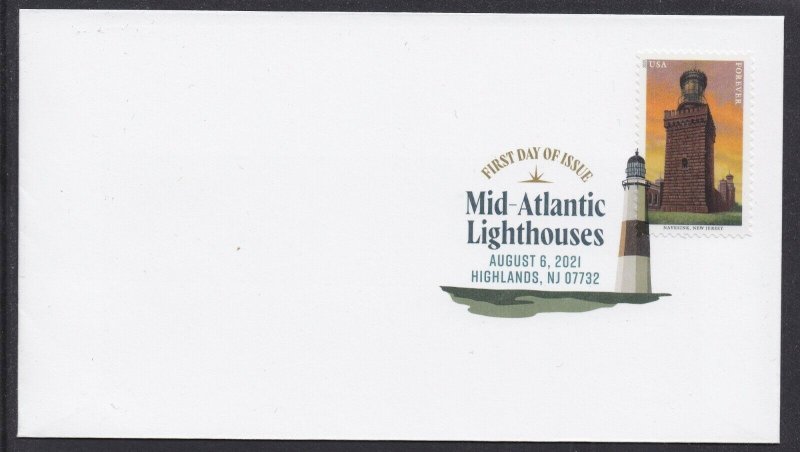 US 5622 Mid-Atlantic Lighthouses Navesink NJ DCP FDC 2021