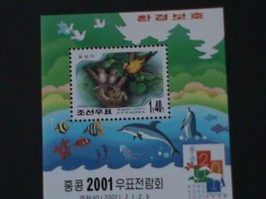 ​KOREA-2001-SC#4123-  HONG KONG WORLD STAMP SHOW2001-MNH S/S VF WE SHIP TO WORLD