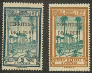 Inini J1-J2 Mint F-VF H