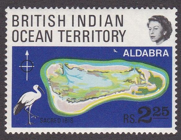 BIOT. # 34, Aldabra Atoll, NH, Half Cat