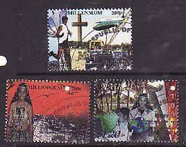 Nauru-Sc#474-6- id8-used set-Millennium-2000-