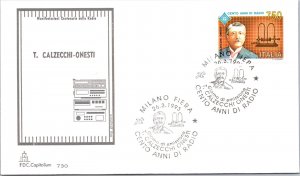 Italy FDC 1993 - One Hundred Years of Radio - Milan - F42106