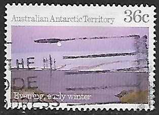 Australian Antarctic Territory # L68 - Winter Evening - Used....(KlBl9)