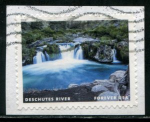 5381i US (55c) Wild & Scenic Rivers - Deschutes SA, used on paper