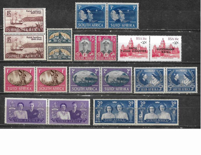 COLLECTION LOT OF 57 SOUTH AFRICA STAMPS CLEARANCE MOSTLY MH 9 SCAN