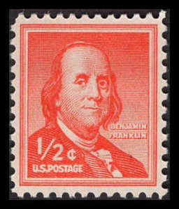 USA 1030a Mint (NH) Dry Printing