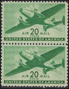 C29 Mint,OG,NH...  Pair... SCV $4.20