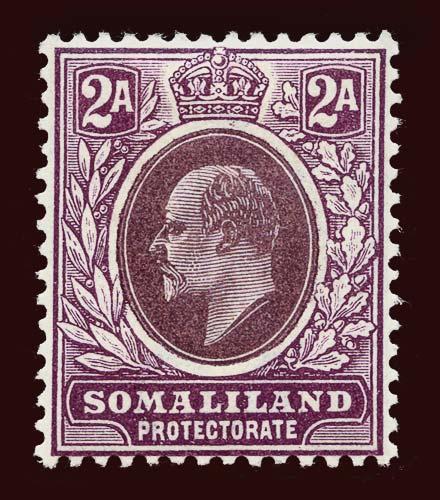 SOMALILAND PROTECTORATE Scott #29 (SG 34) 1904 KGVII unused OG VLH