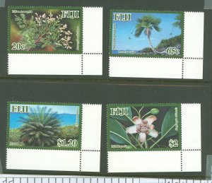 Fiji #1278-1281  Single (Complete Set) (Flowers)