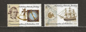 Australian Antarctic Territory Scott catalog # L21-L22 Mint NH See Desc