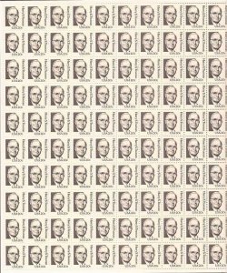 US Stamp - 1984 20c Harry S Truman - 100 Stamp Sheet - Scott #1862