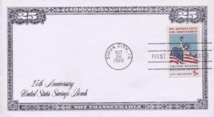 1320 5c SAVINGS BONDS - 1st Border Craft cachet