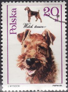 Poland 2903 Dogs Welsh Terrier 1989