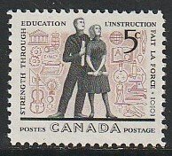 1961 Canada - Sc 396 - MNH VF - 1 single - Students & Education