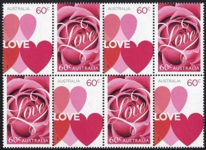 Australia SG4126a Special Occasions 2014 Romance pair U/M BLOCK