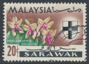 Sarawak  SC# 234 Used Orchids Flowers see details & scans