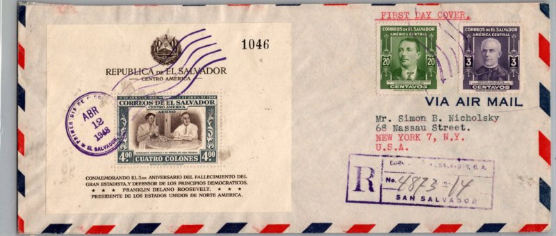 Salvador, First Day Cover