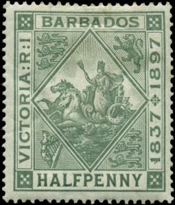 Barbados  Scott #82 Mint  Cats $10