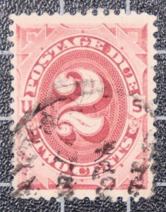 Scott J23 2 Cents Postage Due Used Nice Stamp SCV - $2.00